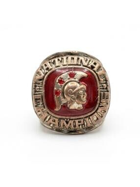 1974 USC Trojans National Championship Souvenir Ring - Pat Haden #11 Rose Bowl